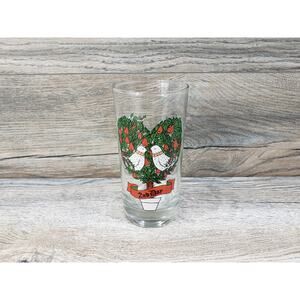 Indiana Glass Vintage 12 Days of Christmas Beverage Glass Day 2